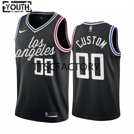 Camiseta Niños Los Angeles Clippers Personalizadas Nike 2022-23 City Edition Negro Swingman